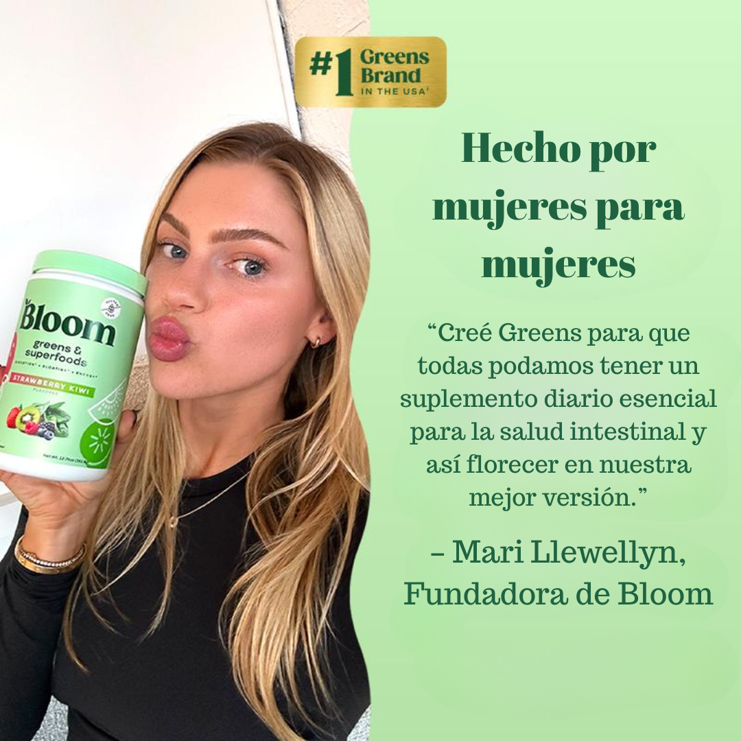 BLOOM: Nutrición natural para digestión ligera, vientre plano y energía duradera